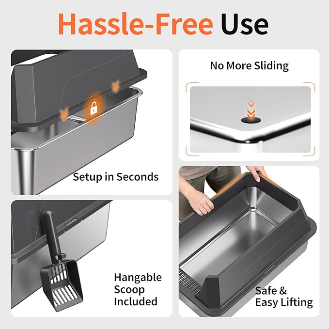 Stainless Steel Litter Box - Image 7