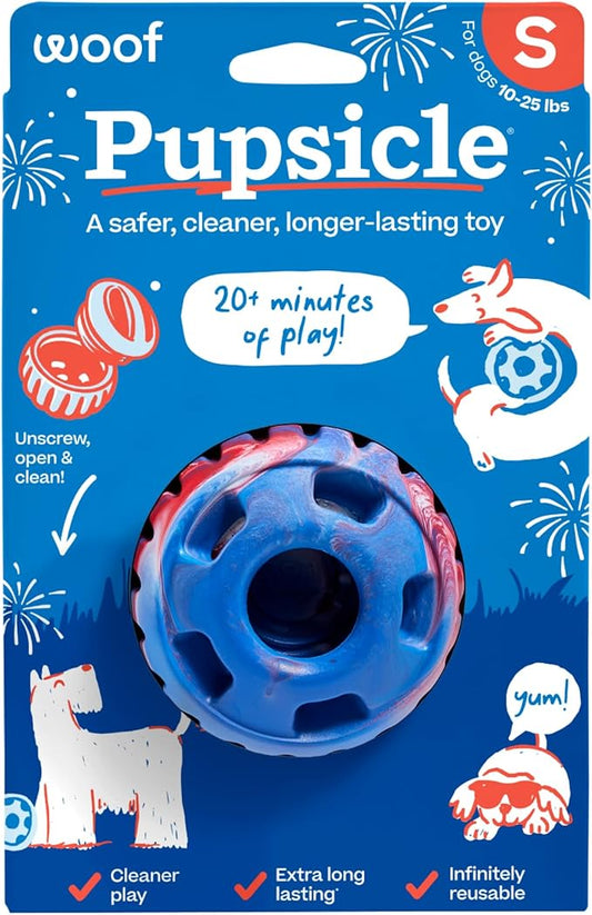 WOOF Pupsicle - Long-Lasting Interactive Dog Ball Toy to Keep Your Pup Busy and by Woof