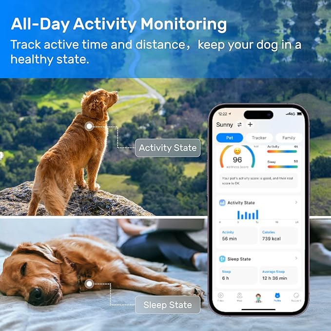 DBDD Dog GPS Tracker, Smart Waterproof Tracker - Image 5