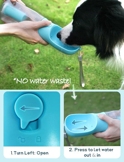 Portable Water Bottle for Dogs, 3 in 1 Pet Travel Bowl Dispenser - Image 4