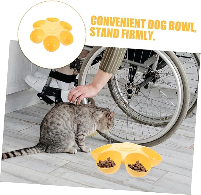 2pcs Flower Shape Pet Feeding Bowls - Image 6