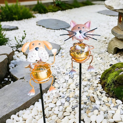 Solar Garden Lights, Decorative Statues Figurine Lights - Image 2