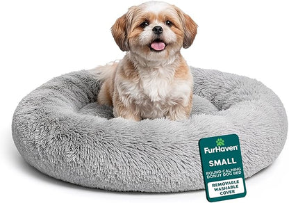 FurHaven 23" Calming Donut Dog Bed by FurHaven
