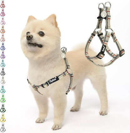 PUPTECK No Pull Dog Harness Soft Adjustable Basic Nylon Step in Puppy Vest by PUPTECK
