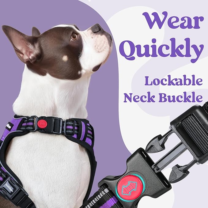 rabbitgoo Dog Harness Medium Sized, No Pull Easy On & Off - Image 3