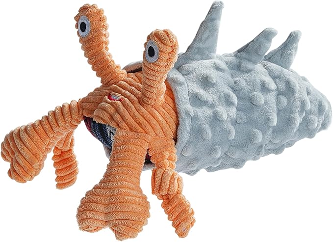 Nocciola Crinkle Squeaky Octopus Dog Toy by Nocciola