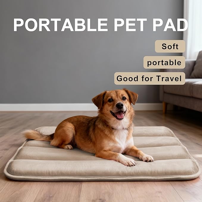 Dog Bed Mat, Reversible Dog Crate Pad - Image 2