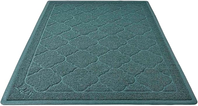 WePet Cat Litter Box Mat, Kitty Premium PVC Pad, Durable Trapping Rug, by WePet