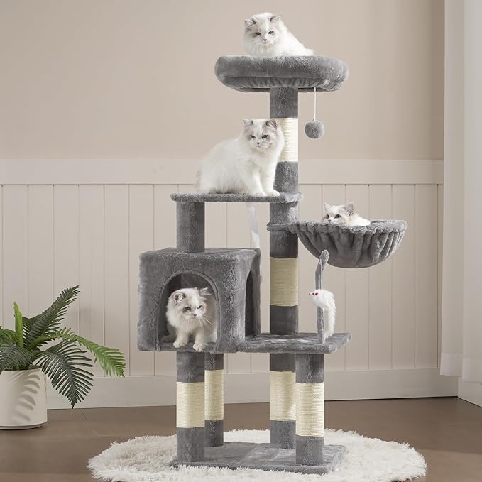 Heybly Cat Tree with Toy, Cat Tower condo - Image 8