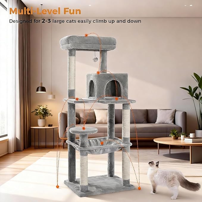 MUTTROS Cat Tree for Large Cats Adult - Image 5