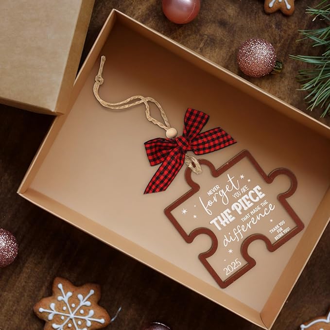 Christmas Thank You Gifts Never Forget You are The Piece That Made The - Image 7