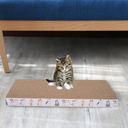 8 Packs cat Scratch pad Toys Reversible cat Scratching Post Cardboard cat - Image 6