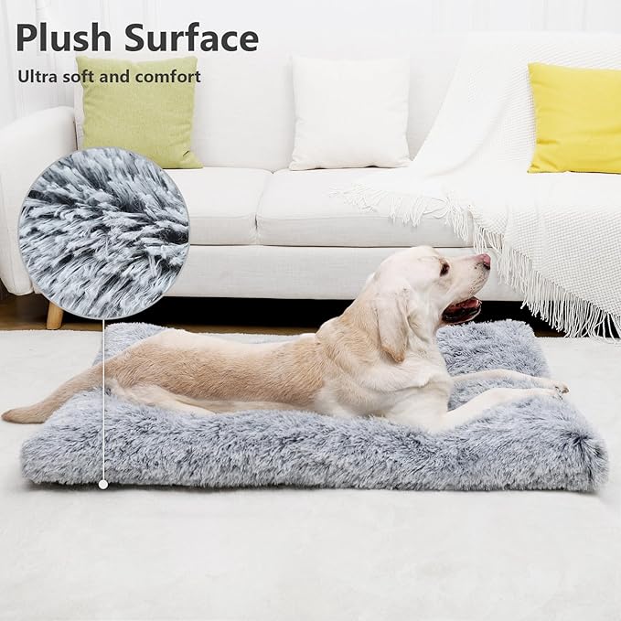 Vonabem Dog Bed, Extra Large, Plush Soft Pet Beds - Image 2