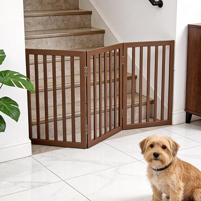 Dog Gate Indoor, Freestanding Dog Fence - Image 2