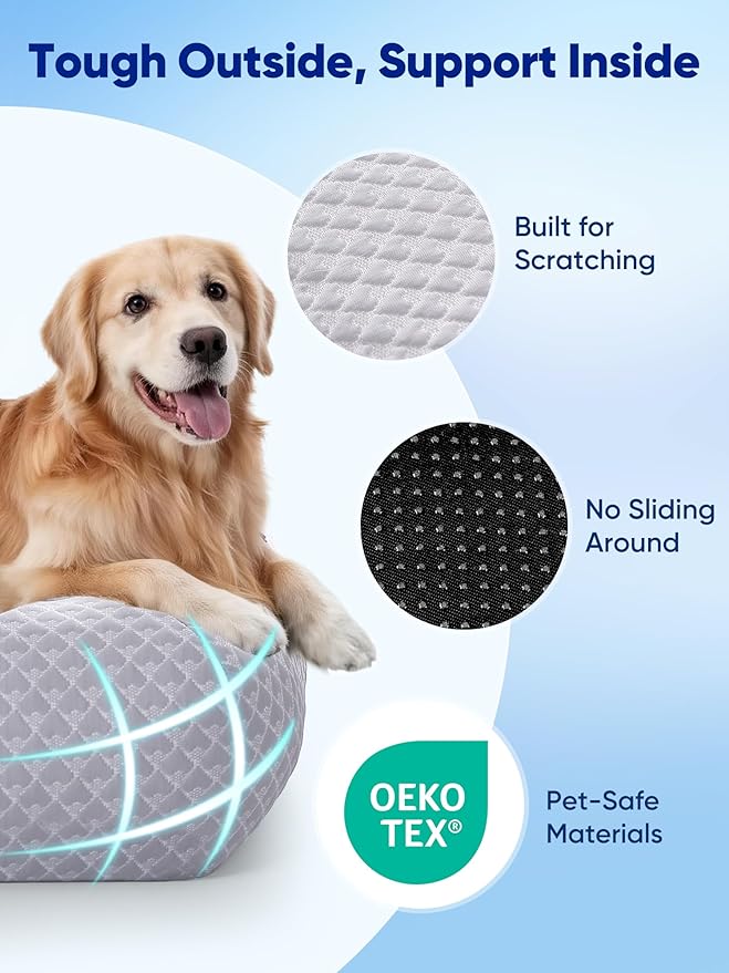 Rywell 3-in-1 Cooling Human Dog Bed, Dog Cooling Mat - Image 6