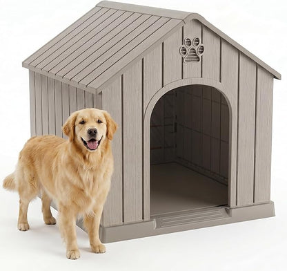 EFU Large Dog House Outdoor Indoor, Waterproof Dog House by EFU