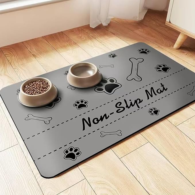 Pet Feeding Mat Dog Food Mat Placemats Non Slip Absorbent - Image 5