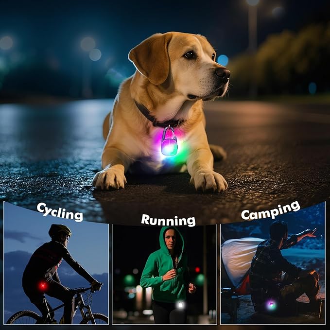 Dog Collar Light, 2 Pack Rechargeable LED Dog Lights - Image 7
