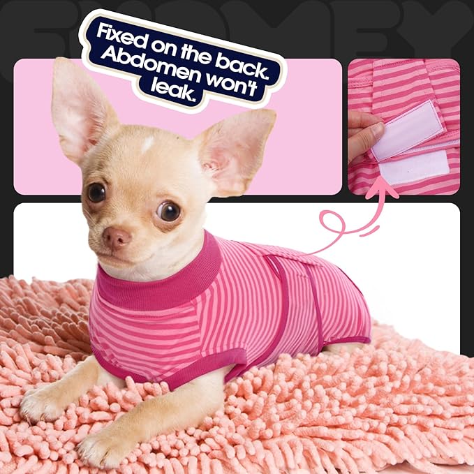 FUAMEY Recovery Suit for Dogs After Surgery, Soft Breathable Dog Bodysuit - Image 8