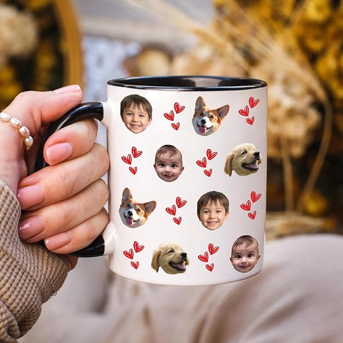 Personalized Face Mug for Dad, Custom Photo Coffee Mug - Image 8