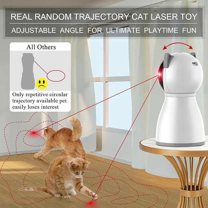YVE LIFE Cat Toys Laser for Indoor Cats, The 4th Generation Real Random - Image 2