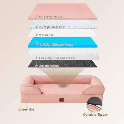 EHEYCIGA Orthopedic Dog Beds for Extra Large Dogs, Waterproof Memory Foam XXL - Image 5