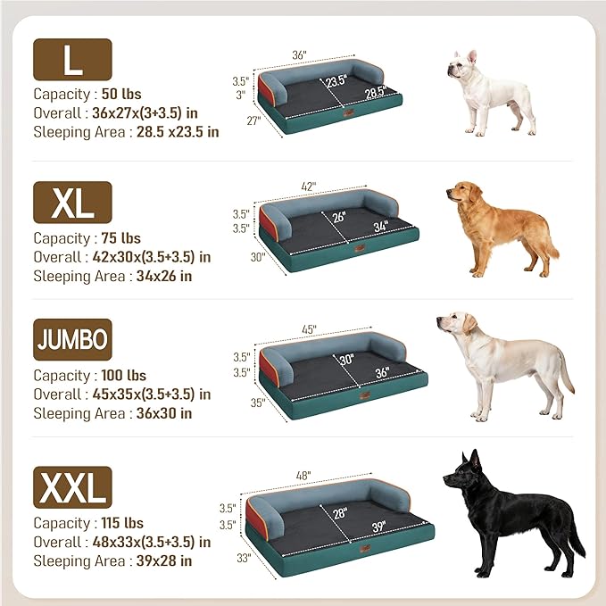 Comfort Expression Memory Foam Dog Bed Large Sized Dogs - Image 7