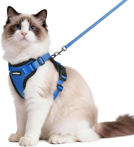 rabbitgoo Cat Harness and Leash Set, Escape Proof Vest Harness by rabbitgoo