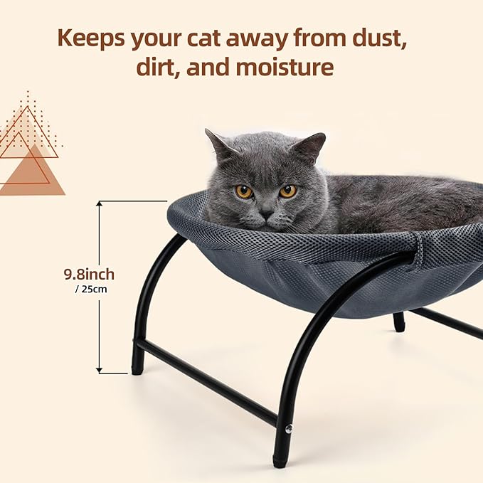 LIFLIX Raised Cat Hammock Bed, Standing Cat Cot - Image 3