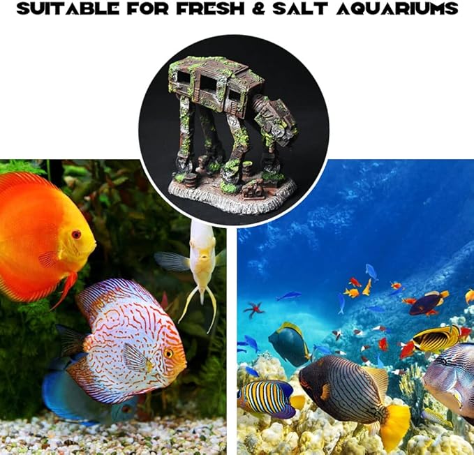 fazhongfa Fish Tank Decorations Star Wars Aquarium Accessories Small to Large - Image 7