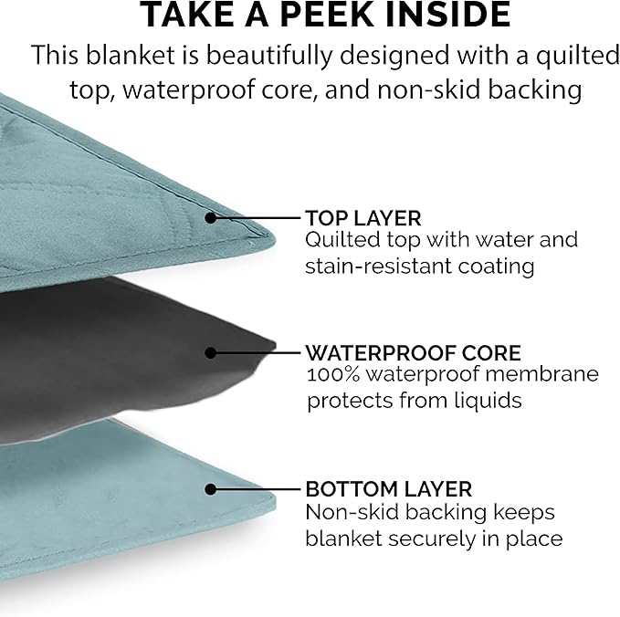 Furhaven Waterproof & Non-Slip Queen Size Mattress Cover Protector - Image 7