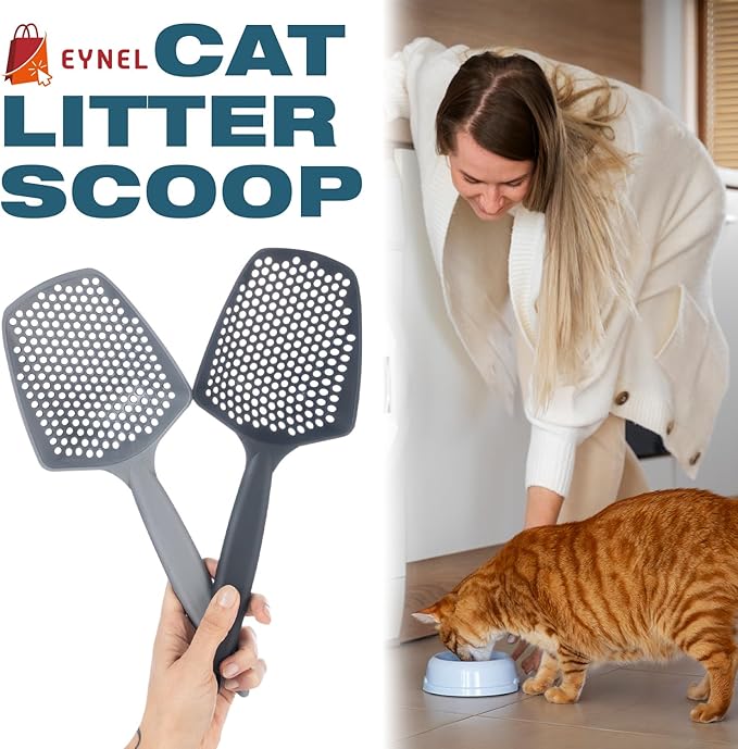 Set of 3 Cat Litter Scoop with Small Holes - Image 6