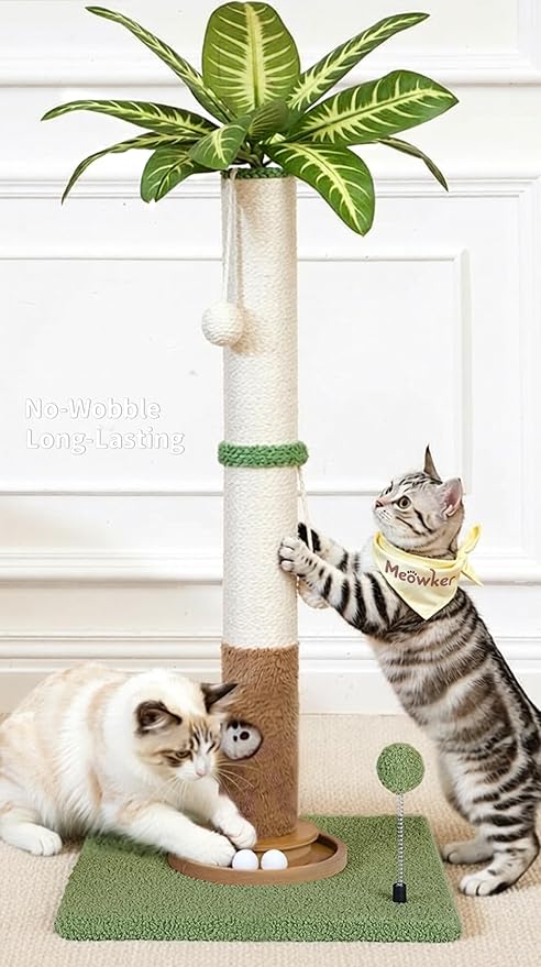Cat Scratching Post Tall Vertical by Meowker