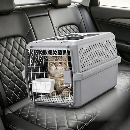RIZZARI Pets Spree Hard-Sided Pet Travel Carrier, Portable Crate - Image 5