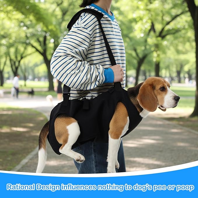 Shinylin Dog Carry Sling Emergency Backpack Pet Legs Support and Rehabilitation - Image 4