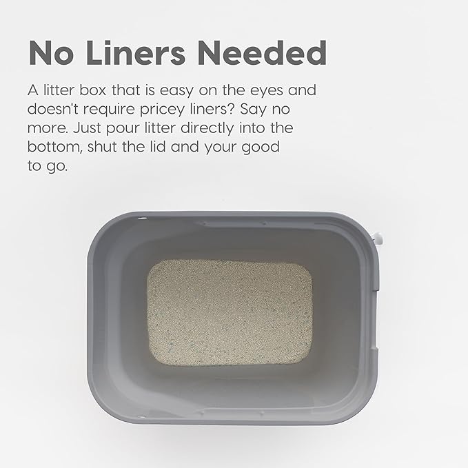 IRIS USA Cat Litter Box Large Top Entry - Image 5