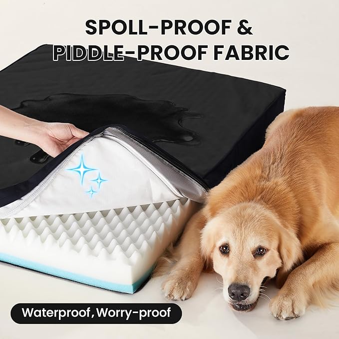 OhGeni Orthopedic Waterproof Dog Bed - Image 7