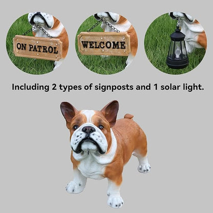 English Bulldog Dog Garden Statue - Image 2