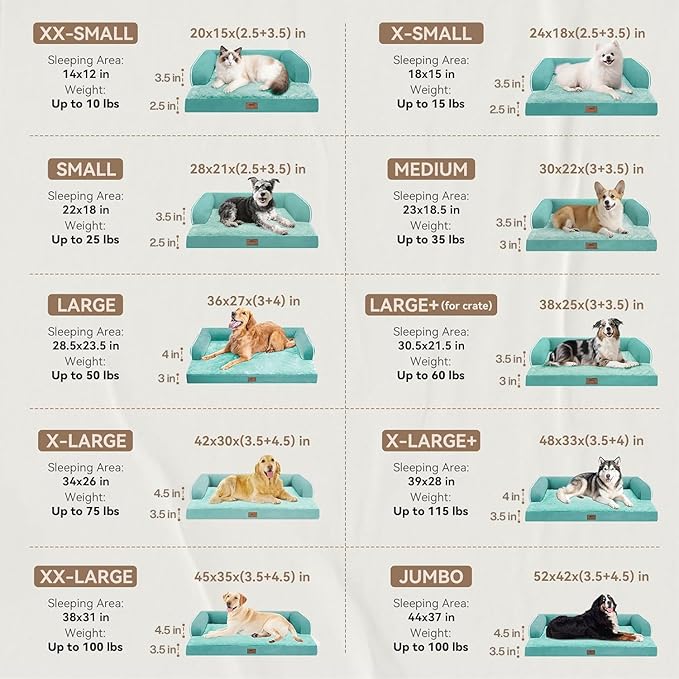 Orthopedic Large Dog Bed Washable, Orthopedic Dogs Bed - Image 2