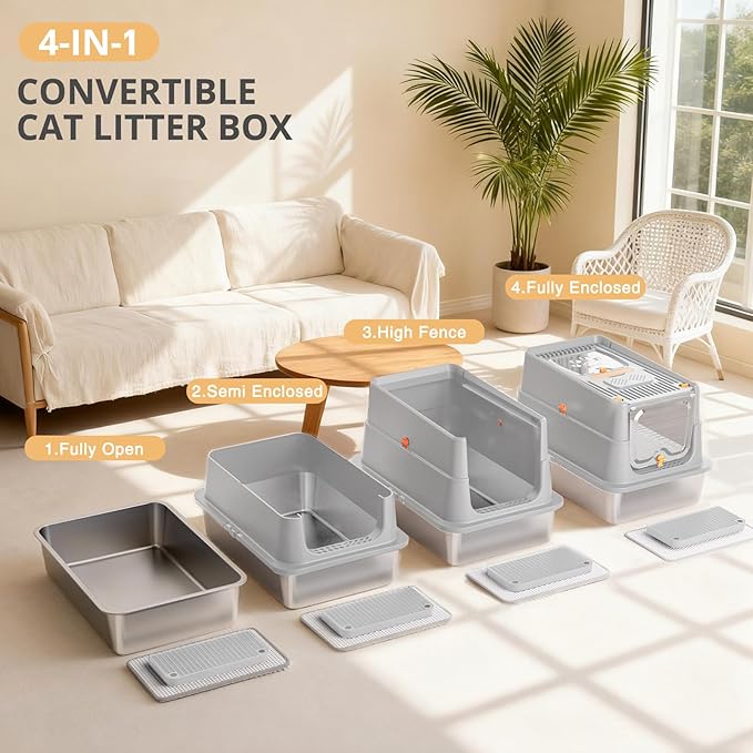 Stainless Steel Litter Box - Image 5