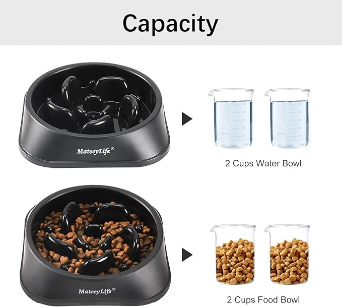 MateeyLife Slow Feeder Dog Bowls, Anti-Choking Puzzle Dog Food Bowls, Anti-Slip - Image 5
