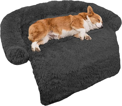Calming Dog Bed Fluffy Plush Dog Mat by GGIB