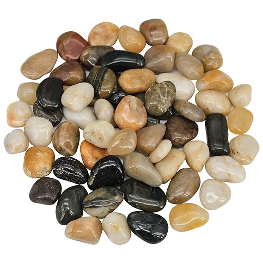 Virekm River Rocks, Decorative Ornamental Pebbles, Garden Landscaping Stones by VIREKM