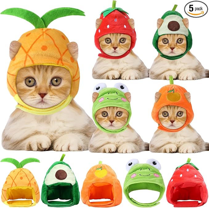Weewooday 5 Pcs Cat Adorable Costume Bunny Hat by Weewooday