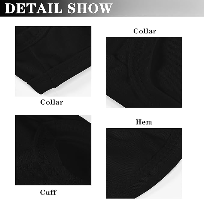 2 Pack Solid Color Dog Shirts - Image 3