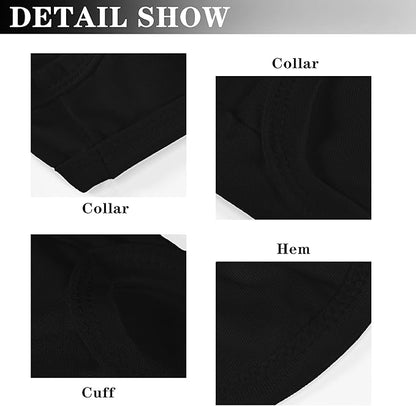 2 Pack Solid Color Dog Shirts - Image 4
