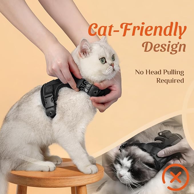 Dooradar Cat Harness and Leash Set, Escape Proof Soft - Image 4