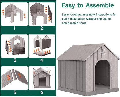 VIXZEN Dog House Outdoor Large Breed - Image 6