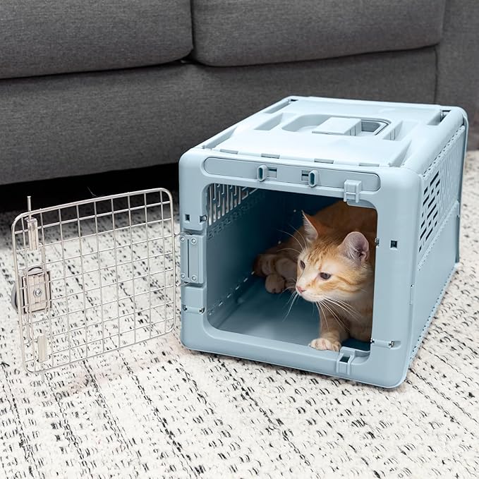 SportPet Designs Collapsible X-Small Pet Travel Carrier, Hard-Sided Kennel - Image 6