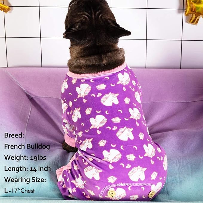 KYEESE Dog Pajamas Velvet Dog Pajamas Small Sized Dogs Soft Dogs Clothes Pet - Image 5